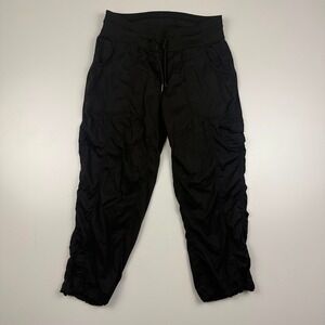 The North Face Cargo Capri Hiking Pants Black Drawstring Women's Small